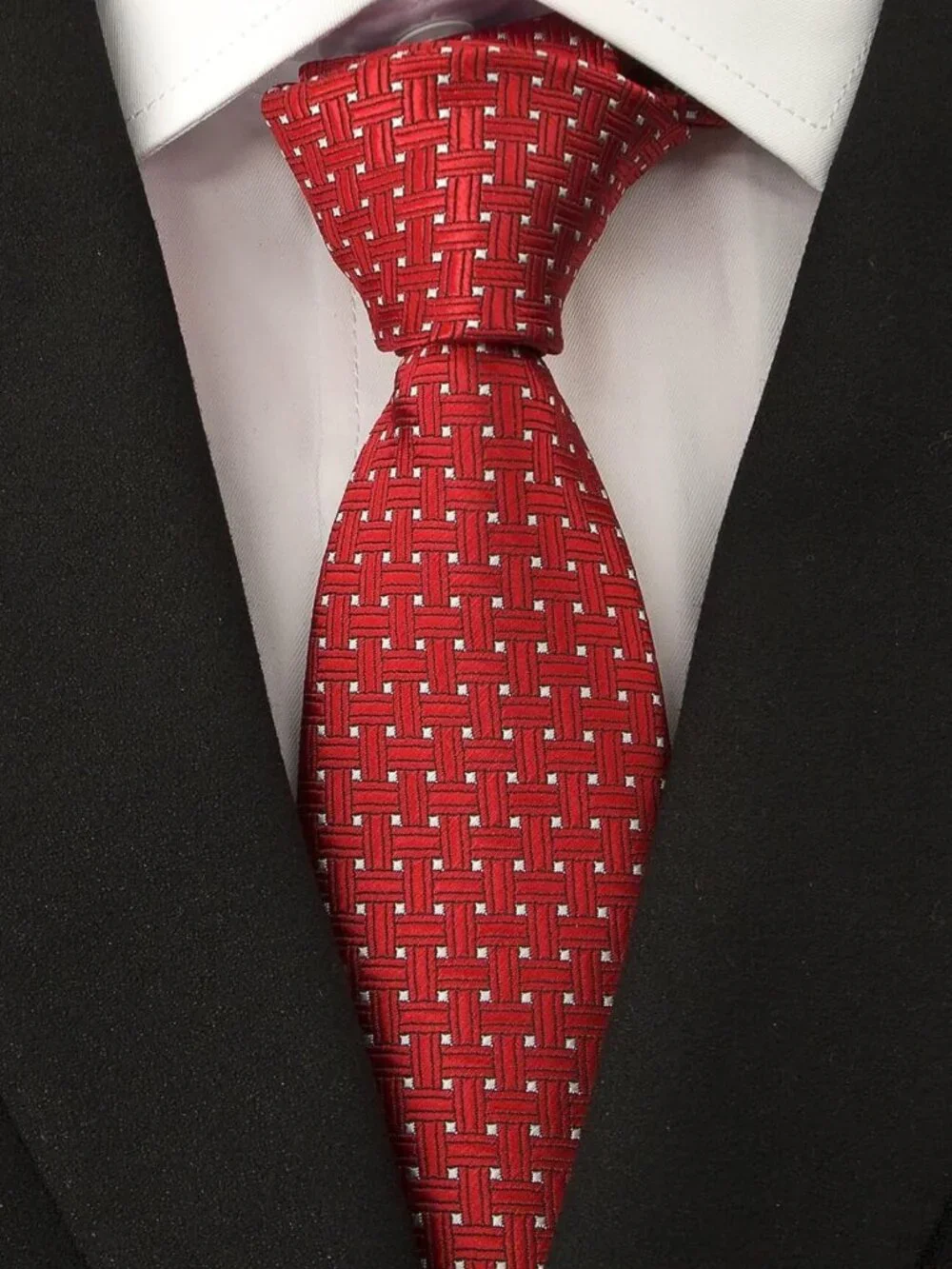 Classic Men's Woven Jacquard Necktie | Elegant Tie for Formal & Casual Wear